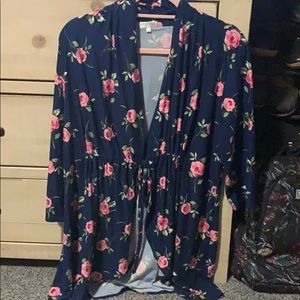 Kiyonna cardigan floral